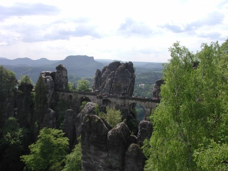 A view of the Bastei bridge